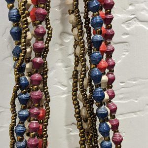 31 Bits Multi Strand Necklace